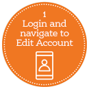 Step 1 login and navigate to Edit Account