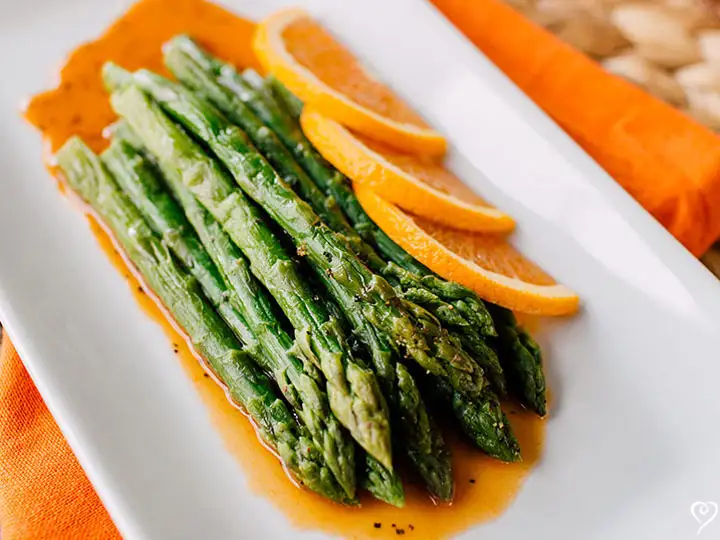 Roasted Asparagus with Orange Glaze