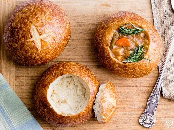 Mini Bread Bowls