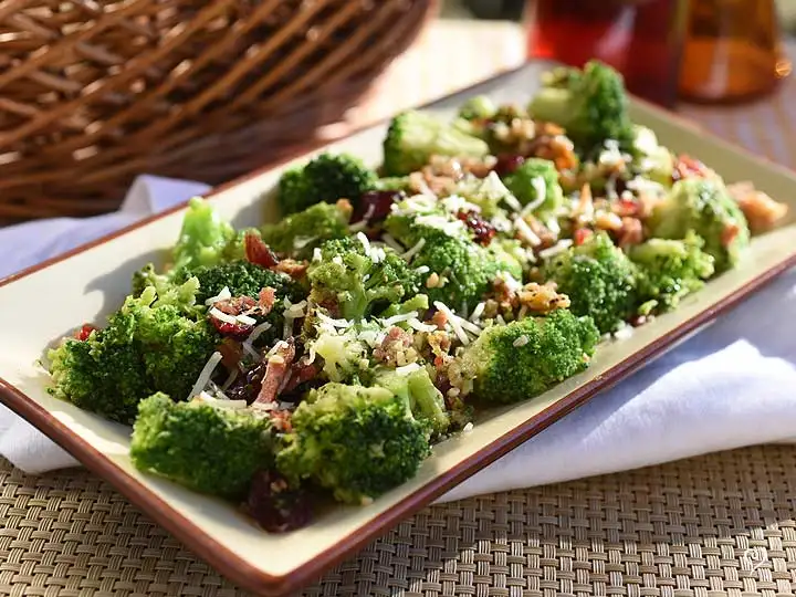 Bacon Broccoli with Cranberries