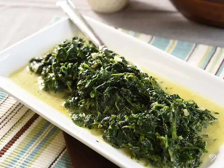 Sauteed Spinach and Parmesan