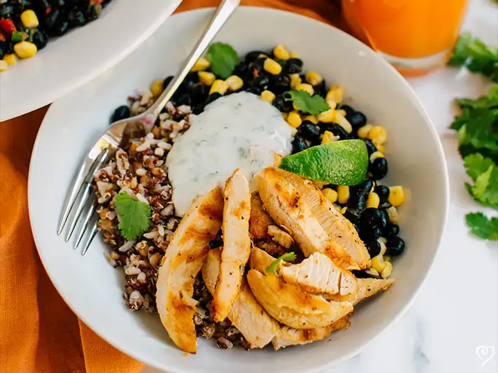 Mexican Chicken Rice Bowl