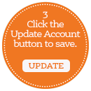 Step 3 Click the Update Account button to save