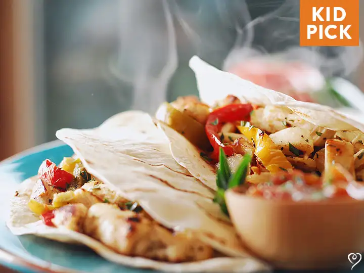 Sizzling Chicken Fajitas with Cheese