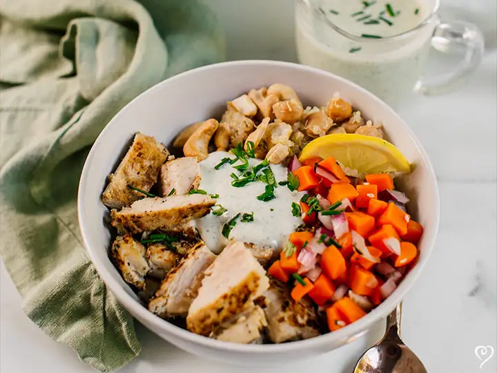 Grilled Chicken and Quinoa Power Bowl