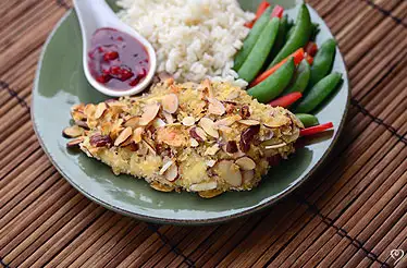 Oven Baked Almond Chicken