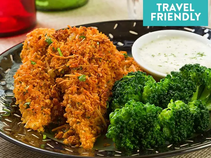 Cornflake Crusted Chicken Tenders with Dipping Sauce