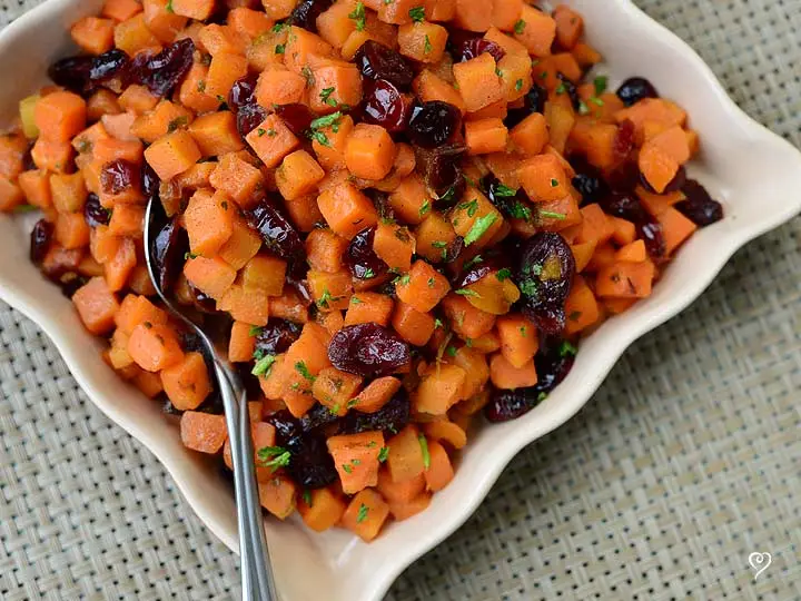 Carrot and Cranberry Saute