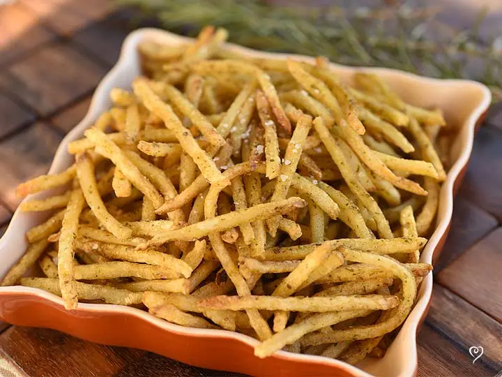 Garlic and Rosemary French Fries