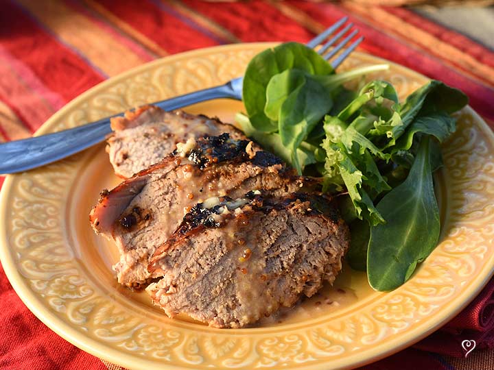 Caribbean Pork Tenderloin with Honey Mustard Glaze - Dream Dinners